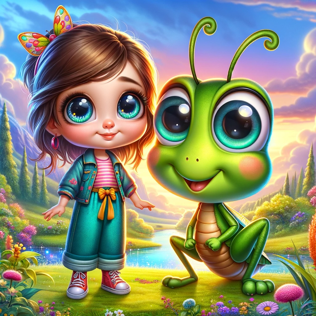 The Adventure of Patti Penny and the Giggly Grasshopper